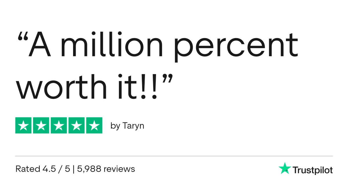 Trustpilot Review Taryn